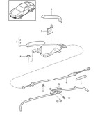 Hand Lever System, Pedal Cluster  Cayman 987C/981C (2005-2016)