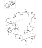 Hand Lever System, Pedal Cluster  Cayman 987C/981C (2005-2016)