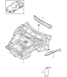 Parte anteriore 987C.2 Cayman 2009-12