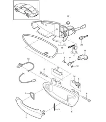 Maniglia per porta 987C.2 Cayman 2009-12