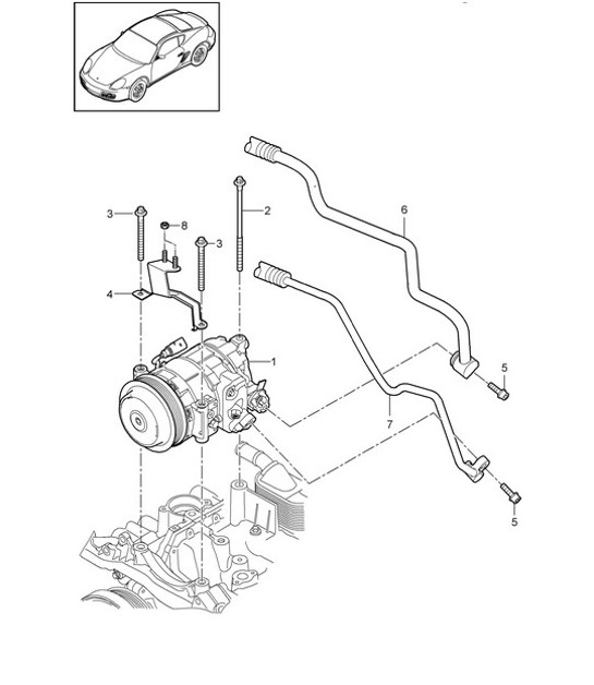 Compressor 987C.2 Cayman 2009-12