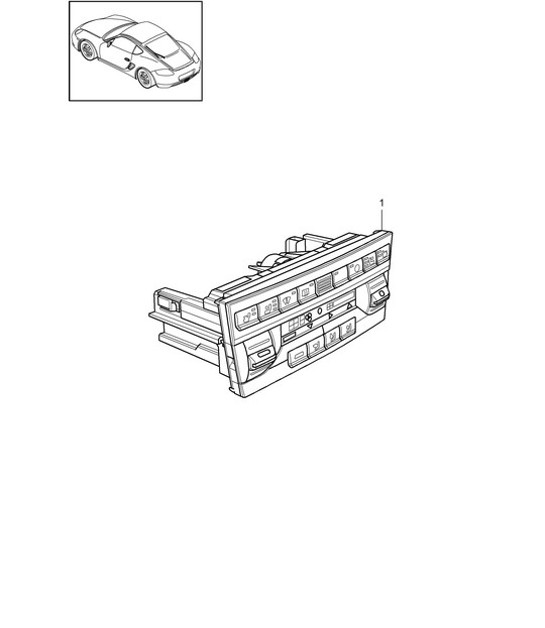 Control switch 987C.2 Cayman 2009-12