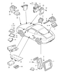 Unités de commande 987C.2 Cayman 2009-12