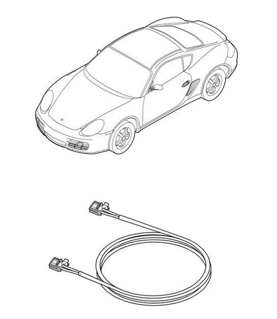Diagram 902-050 Porsche Cayman 987C/981C (2005-2016) Electrical equipment