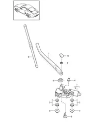 Tergicristallo posteriore (PR:425) 987C.2 Cayman 2009-12