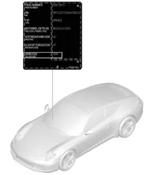 Aplicador de retoques de pintura / Pinturas 991.1 2012-16