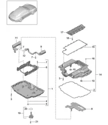Cárter de aceite 991.1 2012-16
