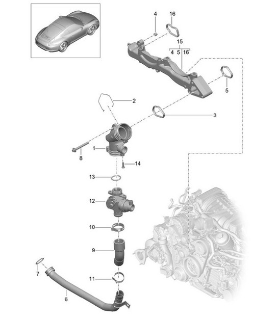 Diagram 105-003 Porsche Cayenne 9YB 2023>> 