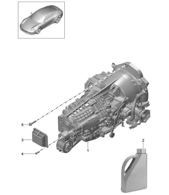 Diagram 302-000 Porsche 968 (1992-1995) Transmission