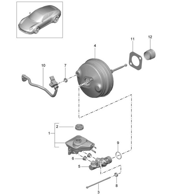 Diagram 604-000 Porsche 992 (911) 2019>> Ruedas, Frenos