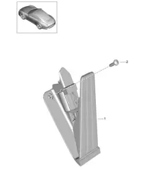 Accelerator pedal / throttle control 991.1 2012-16
