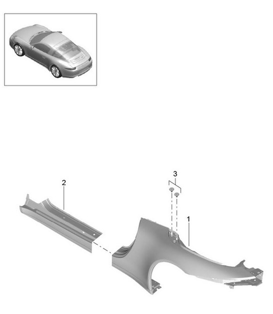 Diagram 801-068 Porsche 928S2 4.7L 1984-86 