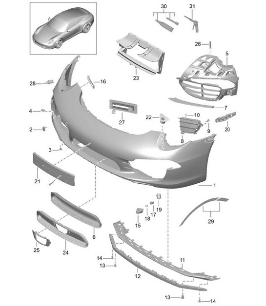 Diagram 802-000 Porsche Macan Turbo 2.9L V6 440Bhp 