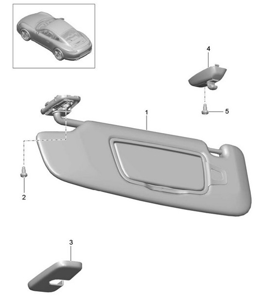 Diagram 807-069 Porsche Cayenne Coupé E-Hybrid V6 3.0L 340CV 
