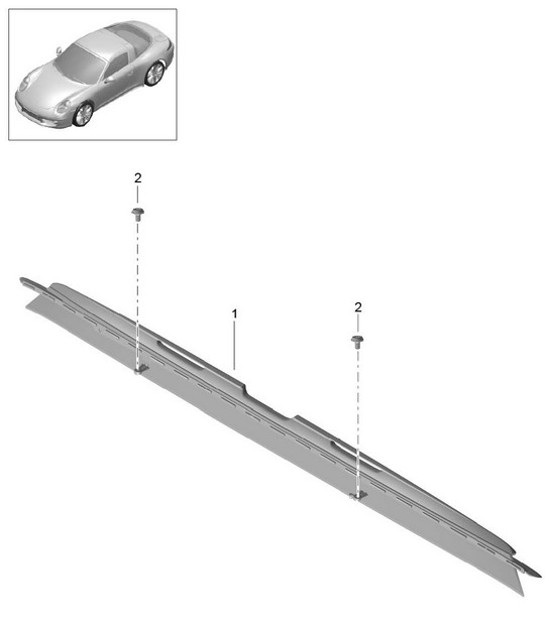 Diagram 811-010 Porsche Cayman GTS 718 2.5L PDK (365 PS) Karosserie