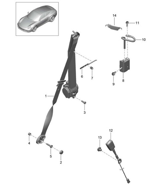 Diagram 812-000 Porsche Cayenne E-Hybrid Coupe V6 3.0L 470Hp 