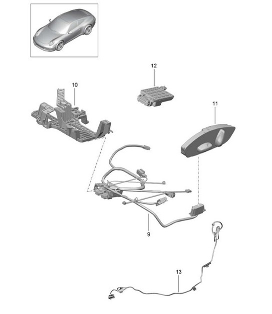 Diagram 817-025 Porsche Cayenne (9YA) 2018>> 