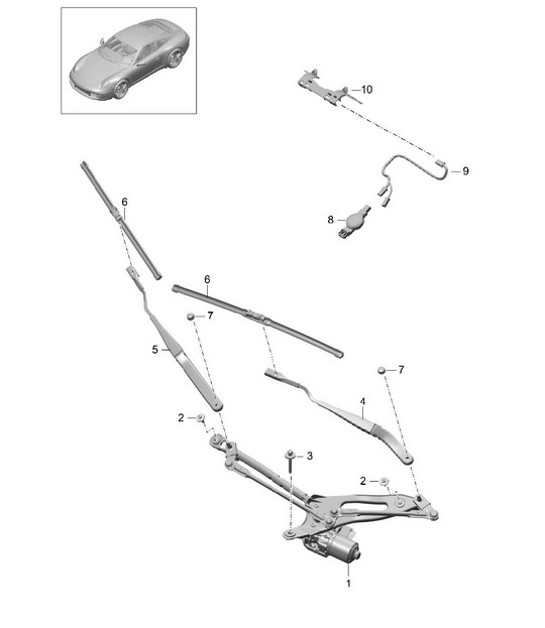 Diagram 904-000 Porsche Cayenne E-Hybrid V6 3.0L V6 340Hp 