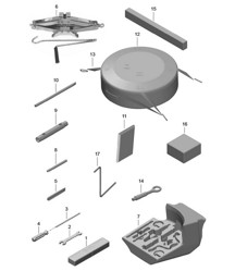 Werkzeugheber 991.2 Carrera 2017-19
