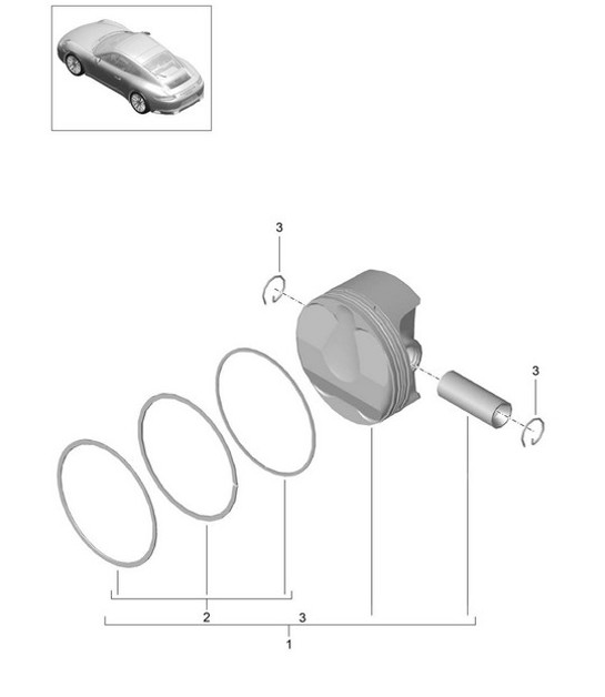 Diagram 102-005 Porsche 911 & 912 (1965-1989) Engine