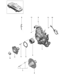 Hinterachse / Radträger / Radnabe 991.2 Carrera 2017-19