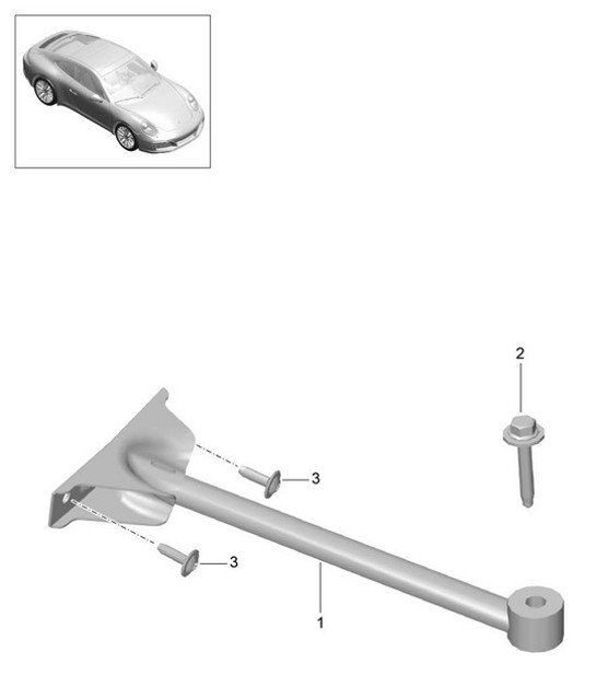 Diagram 801-015 Porsche 991 (911) MK2 2016-2019 Body