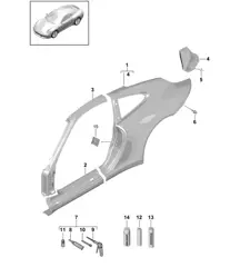 Parte laterale, Esterna - COUPE - 991.2 Carrera 2 2017-19