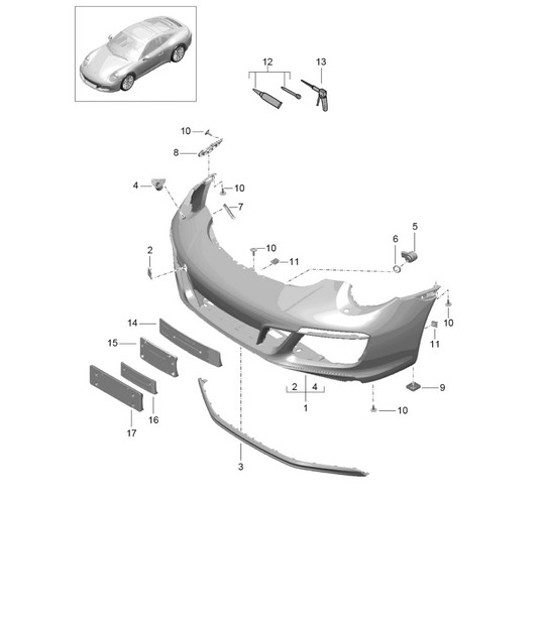 Diagram 802-001 Porsche Taycan GTS 