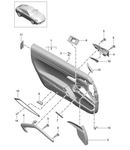 Diagram 808-000 Porsche Taycan Turbo S 