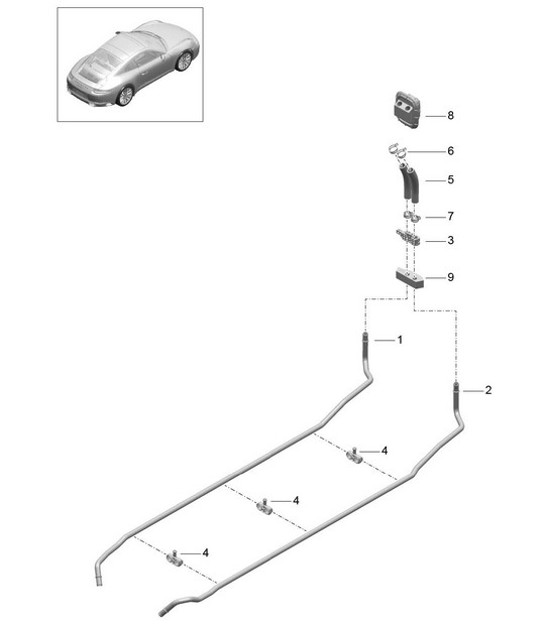 Diagram 813-050 Porsche Cayman 987C/981C (2005-2016) Body
