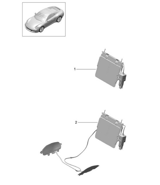 Diagram 817-022 Porsche Cayman 987C/981C (2005-2016) Body