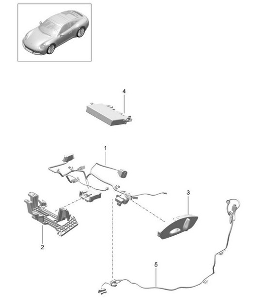 Diagram 817-025 Porsche Cayenne E-Hybrid Coupe V6 3.0L 470Hp 