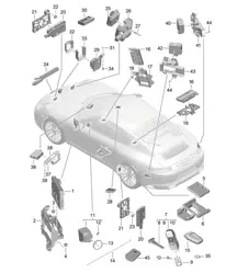 Besturingseenheden 991.2 Carrera 2017-19