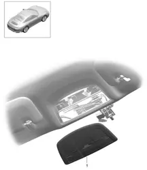 Consola / Techo - COUPÉ - 991.2 Carrera 2017-19