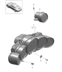 Instruments / Dial / Exclusive 991.2 Carrera 2017-19