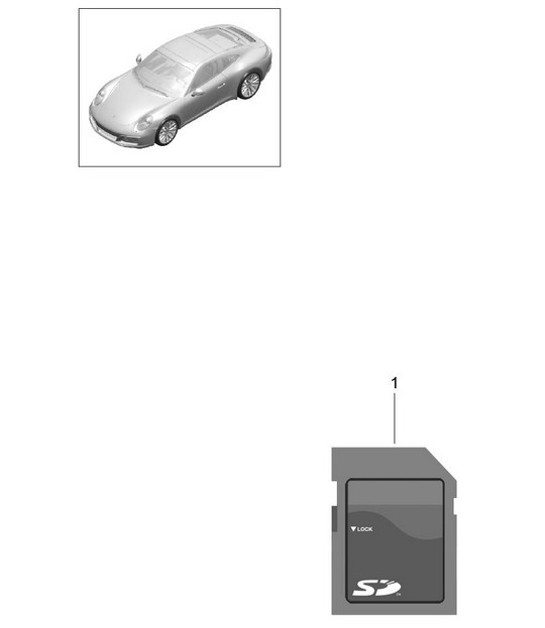 Diagram 911-001 Porsche 968 (1992-1995) Electrical equipment