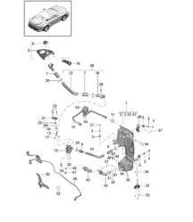 Motor (presión de aceite/lubricación) / Tanque de aceite (Modelo: DGGA,DGGB, DNS,DSD) 991 GT3 4.0L 2014-21