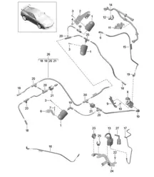 Vacuümsysteem / Motor 991 R/GT3/RS 2014-21