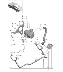 Bomba de aire secundario 991 R/GT3/RS 2014-21 Bomba de aire secundario 991 R/GT3/RS 2014-21