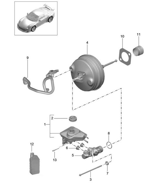 Diagram 604-001 Porsche Cayenne GTS V8 4.8L Gasolina 400 CV Ruedas, Frenos