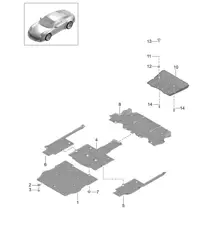 Sottoscocca/Rivestimenti 991 (911) R 2014-21