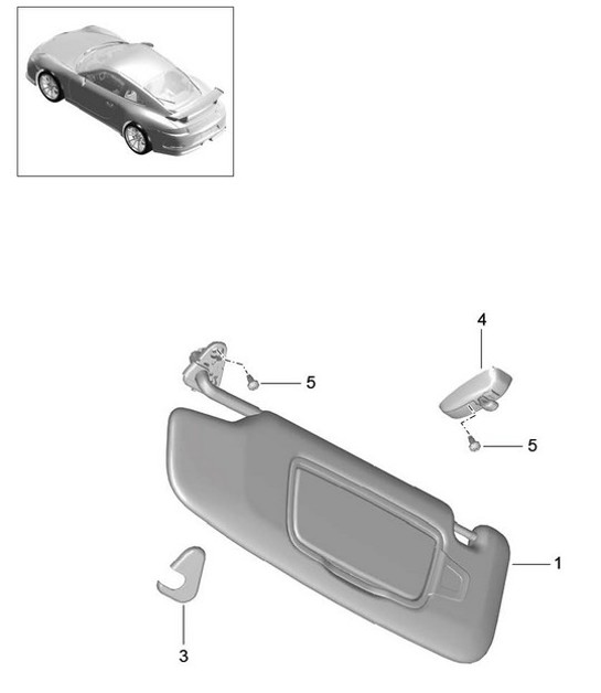 Diagram 807-067 Porsche 卡宴 Coupe E-Hybrid V6 3.0L 340Hp 