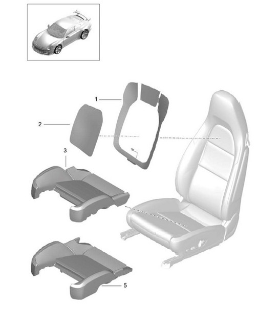 Diagram 817-012 Porsche 924 (1977-1988) Body