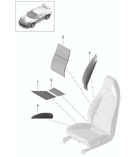 Diagram 817-023 Porsche Cayenne 9PA (955) 2003-2006 Body