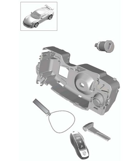 Diagram 898-000 Porsche 991 (911) MK1 2012-2016 Body