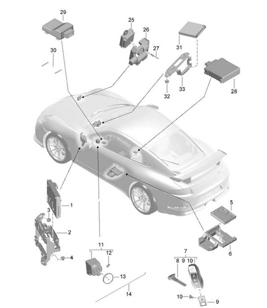 Diagram 901-004 Porsche Taycan (9J1) MK2 2024>> 