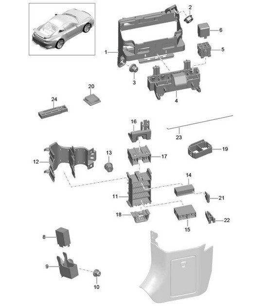Diagram 902-000 Porsche Carrera GT (2003-2006) 