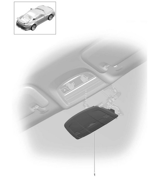 Diagram 903-006 Porsche Boxster 986/987/981 (1997-2016) Electrical equipment