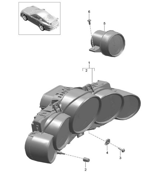 Diagram 906-002 Porsche Cayenne Turbo S 4.5L 2006>> Materiale elettrico