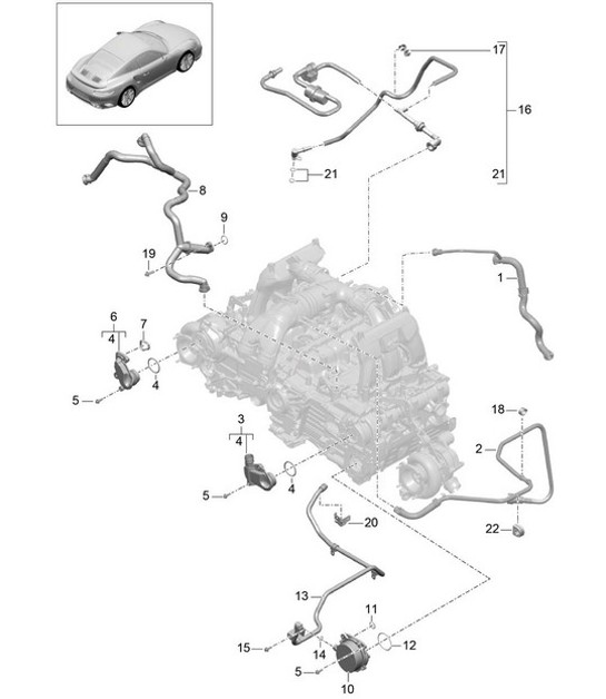 Diagram 104-010 Porsche Taycan (9J1) MK2 2024>> 